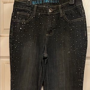 Blue Identity Studded Jeans 👖 Inseam 28”